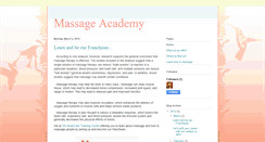 Desktop Screenshot of massageacademy.blogspot.com