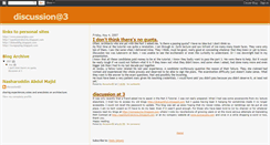 Desktop Screenshot of discussionat3.blogspot.com