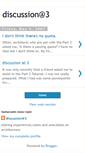 Mobile Screenshot of discussionat3.blogspot.com
