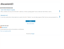 Tablet Screenshot of discussionat3.blogspot.com