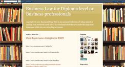 Desktop Screenshot of businesslawvideos.blogspot.com