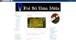 Desktop Screenshot of foisoumaideia.blogspot.com