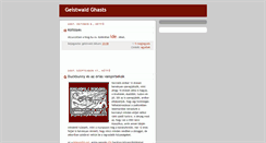 Desktop Screenshot of geistwald.blogspot.com