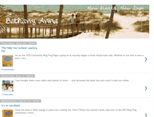 Tablet Screenshot of bethanysbookshelf.blogspot.com