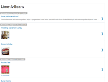 Tablet Screenshot of lime-a-beans.blogspot.com