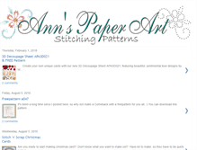 Tablet Screenshot of annspaperart.blogspot.com