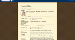 Desktop Screenshot of peachcobbler.blogspot.com