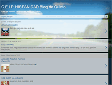 Tablet Screenshot of hispanidad5.blogspot.com