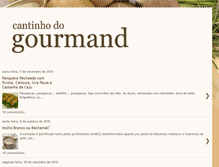 Tablet Screenshot of cantinhodogourmand.blogspot.com