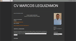 Desktop Screenshot of marcosleguizamoncv.blogspot.com