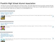 Tablet Screenshot of franklinhighschoolalumni.blogspot.com