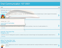Tablet Screenshot of comm107-0501.blogspot.com
