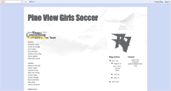 Desktop Screenshot of pineviewgirlssoccer.blogspot.com