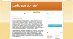 Desktop Screenshot of participassionsief.blogspot.com