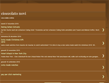 Tablet Screenshot of cioccolato-novi.blogspot.com