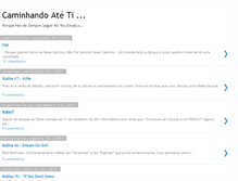 Tablet Screenshot of caminhandoateti.blogspot.com