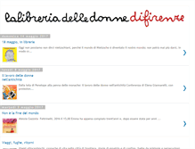 Tablet Screenshot of libreriadelledonnefirenze.blogspot.com