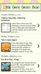 Mobile Screenshot of littlegenegreenbean.blogspot.com