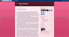 Desktop Screenshot of cesasullivan.blogspot.com