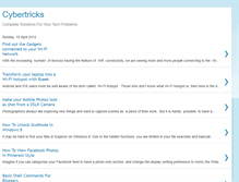 Tablet Screenshot of cybertricks365.blogspot.com