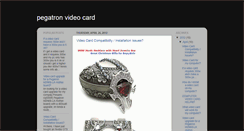 Desktop Screenshot of pegatronvideocard.blogspot.com