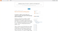 Desktop Screenshot of immigrationemployment.blogspot.com