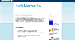 Desktop Screenshot of mathmastermind.blogspot.com