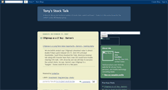 Desktop Screenshot of ajvstocktalk.blogspot.com