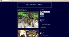 Desktop Screenshot of olivergainesandfamily.blogspot.com