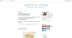 Desktop Screenshot of leenaetleena.blogspot.com