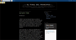 Desktop Screenshot of el-final-del-principio.blogspot.com