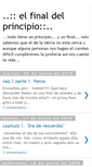 Mobile Screenshot of el-final-del-principio.blogspot.com