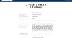Desktop Screenshot of crossstreetstudios.blogspot.com