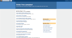 Desktop Screenshot of order-free-samples.blogspot.com