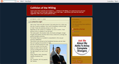 Desktop Screenshot of coillisionofthewilling.blogspot.com