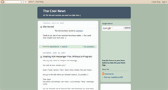 Desktop Screenshot of coolnews07.blogspot.com
