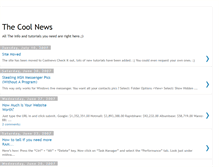 Tablet Screenshot of coolnews07.blogspot.com