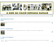 Tablet Screenshot of calciogiovanilerapallo.blogspot.com