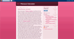 Desktop Screenshot of fibonaccicalculator-hannah.blogspot.com