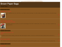 Tablet Screenshot of brown-paper-bags.blogspot.com