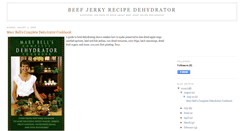 Desktop Screenshot of beef-jerky-recipe-dehydrator.blogspot.com