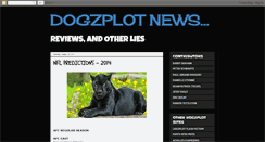 Desktop Screenshot of dogzplotnews.blogspot.com