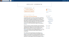 Desktop Screenshot of kelleylebrock.blogspot.com