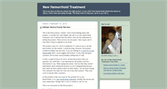 Desktop Screenshot of new-hemorrhoid-treatment.blogspot.com