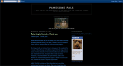 Desktop Screenshot of pawesomepals.blogspot.com