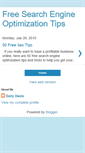 Mobile Screenshot of 50-search-engine-optimization-tips.blogspot.com