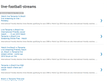 Tablet Screenshot of live-football-streams-4u.blogspot.com