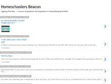 Tablet Screenshot of homeschoolersbeacon.blogspot.com