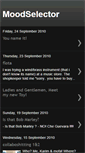 Mobile Screenshot of moodselector.blogspot.com
