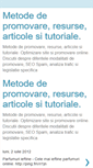 Mobile Screenshot of metodepromovare.blogspot.com